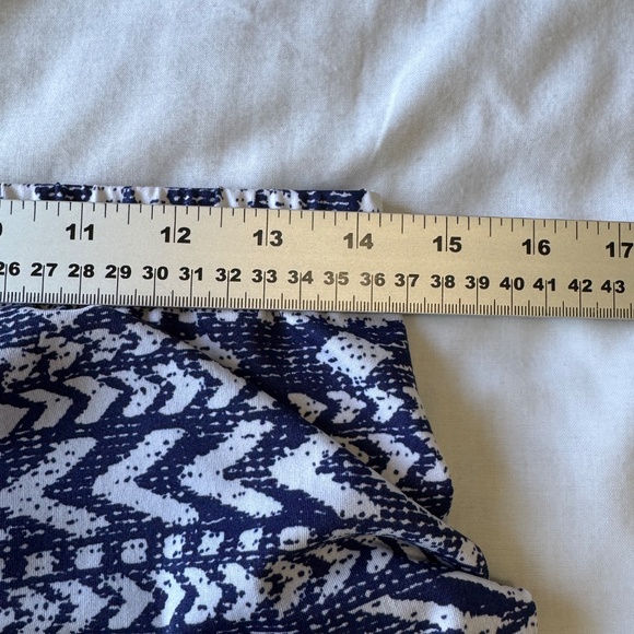 Women's‎ Aztec Pull On Lightweight Wide Leg Palazzo Pants Blue/White Festival - Picture 6 of 11